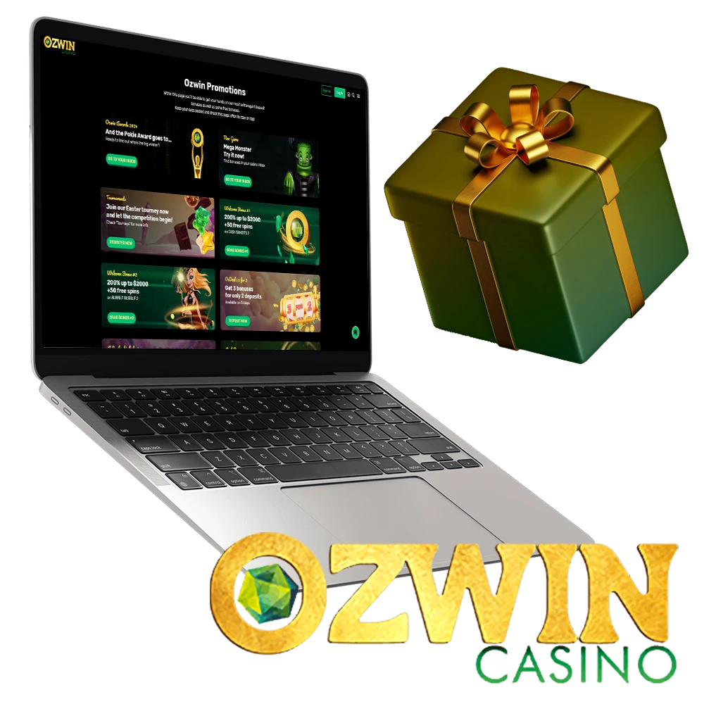 Take your game to the next level with Ozwin Casino's exciting bonuses and special deals!