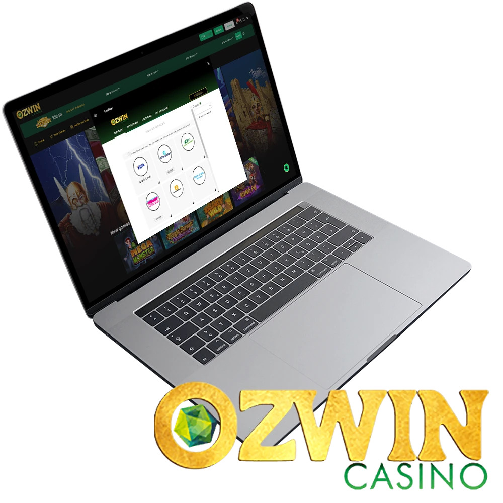Find out about all payment and withdrawal methods at Ozwin Casino.