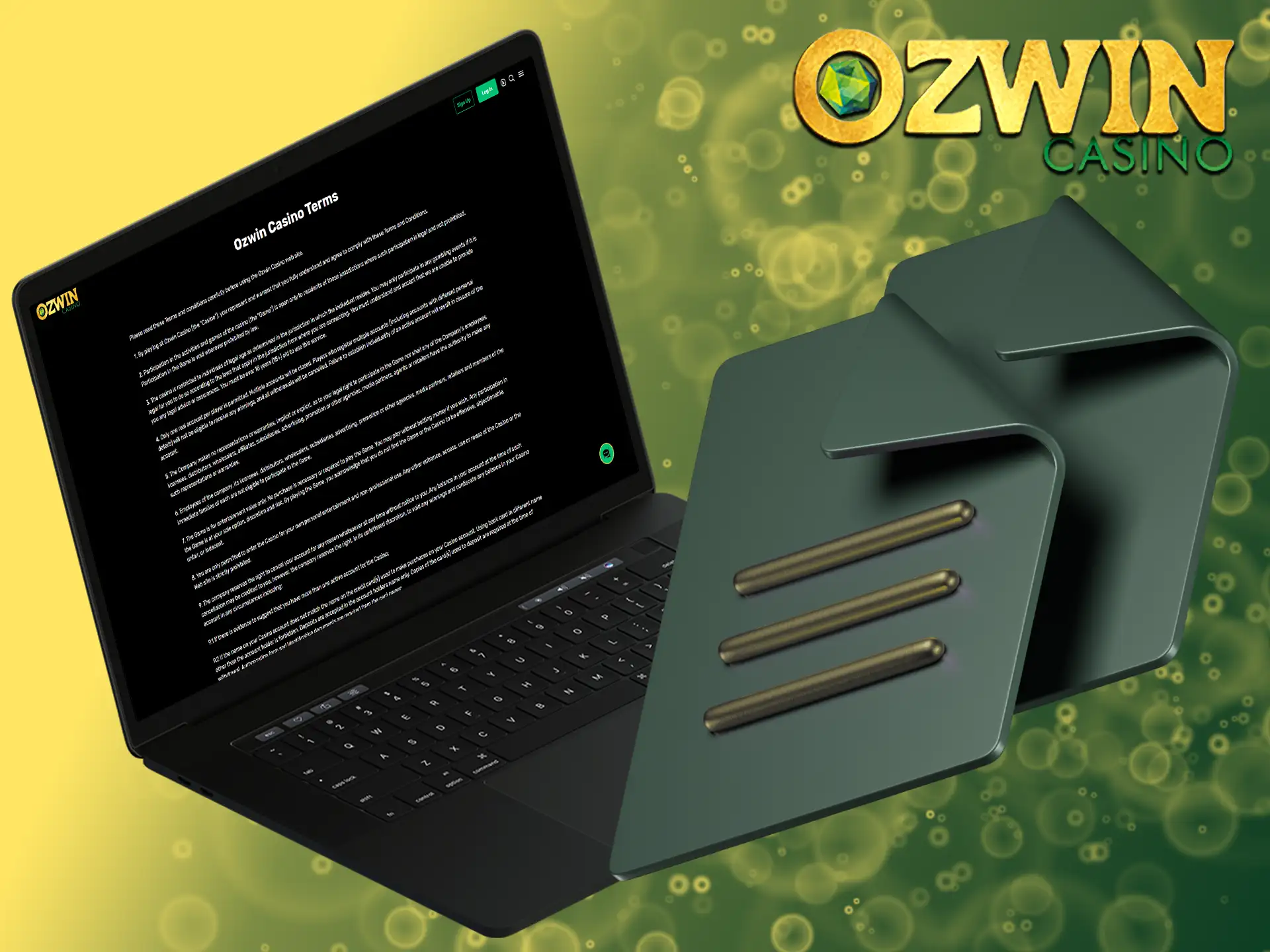 For complete details on withdrawing funds, check Ozwin Casino's terms and conditions.