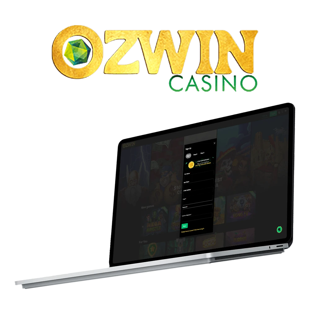 Learn how to register and verify your account at Ozwin Casino.