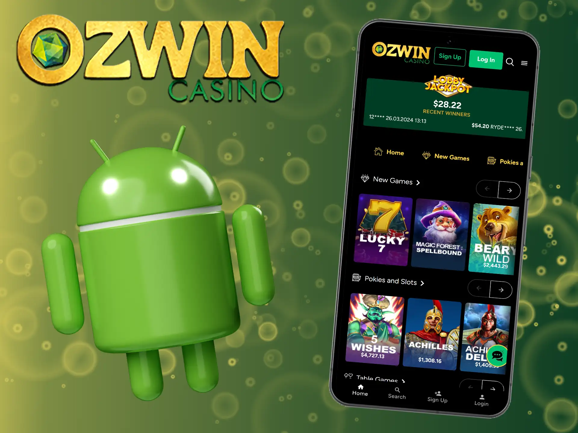 The Ozwin app is coming soon, perfect for our Android users.