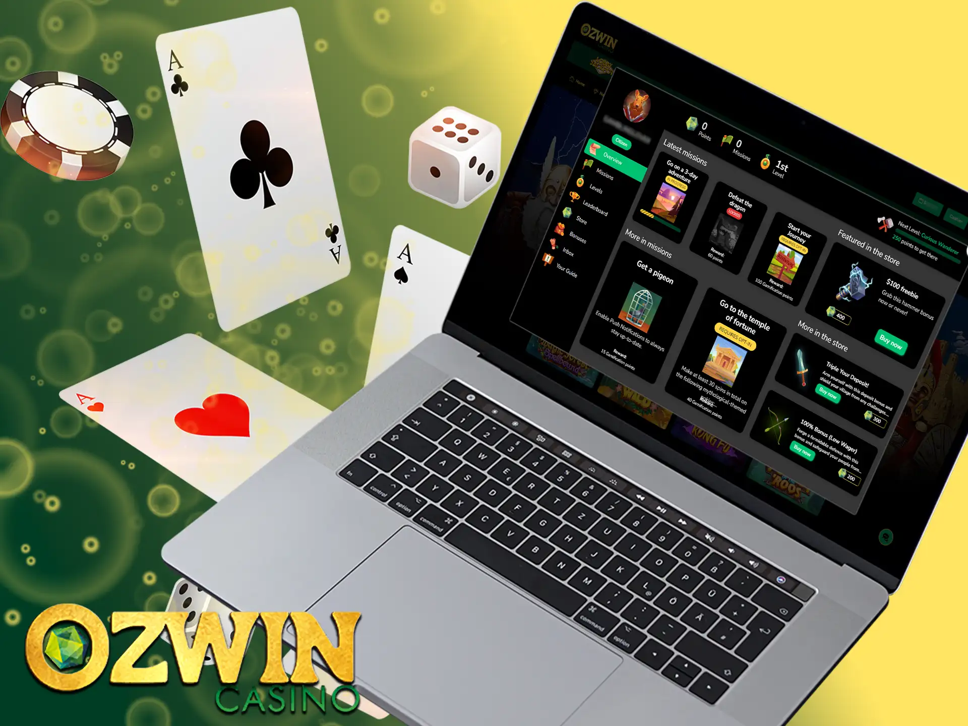 Ozwin offers a highly profitable VIP program for our most active clients.