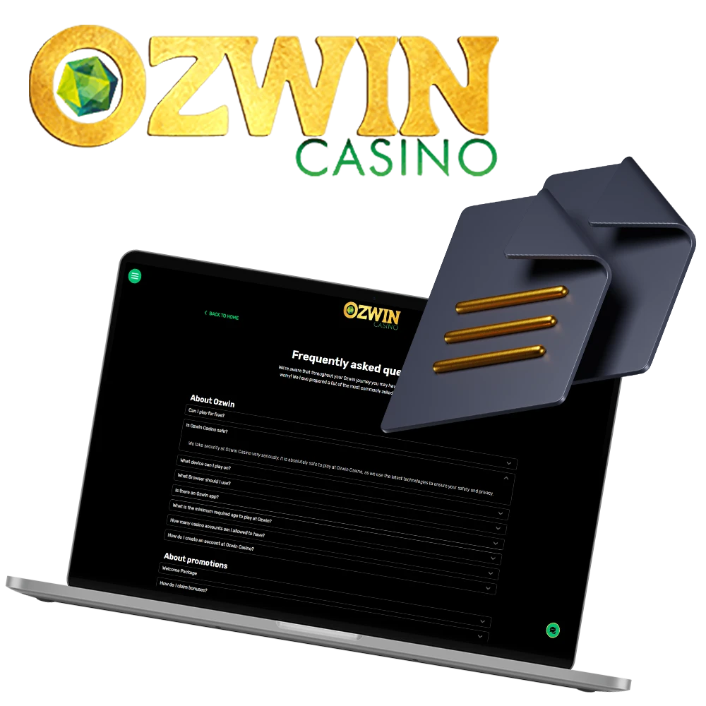 Ozwin is a legal casino under the license of Curacao.