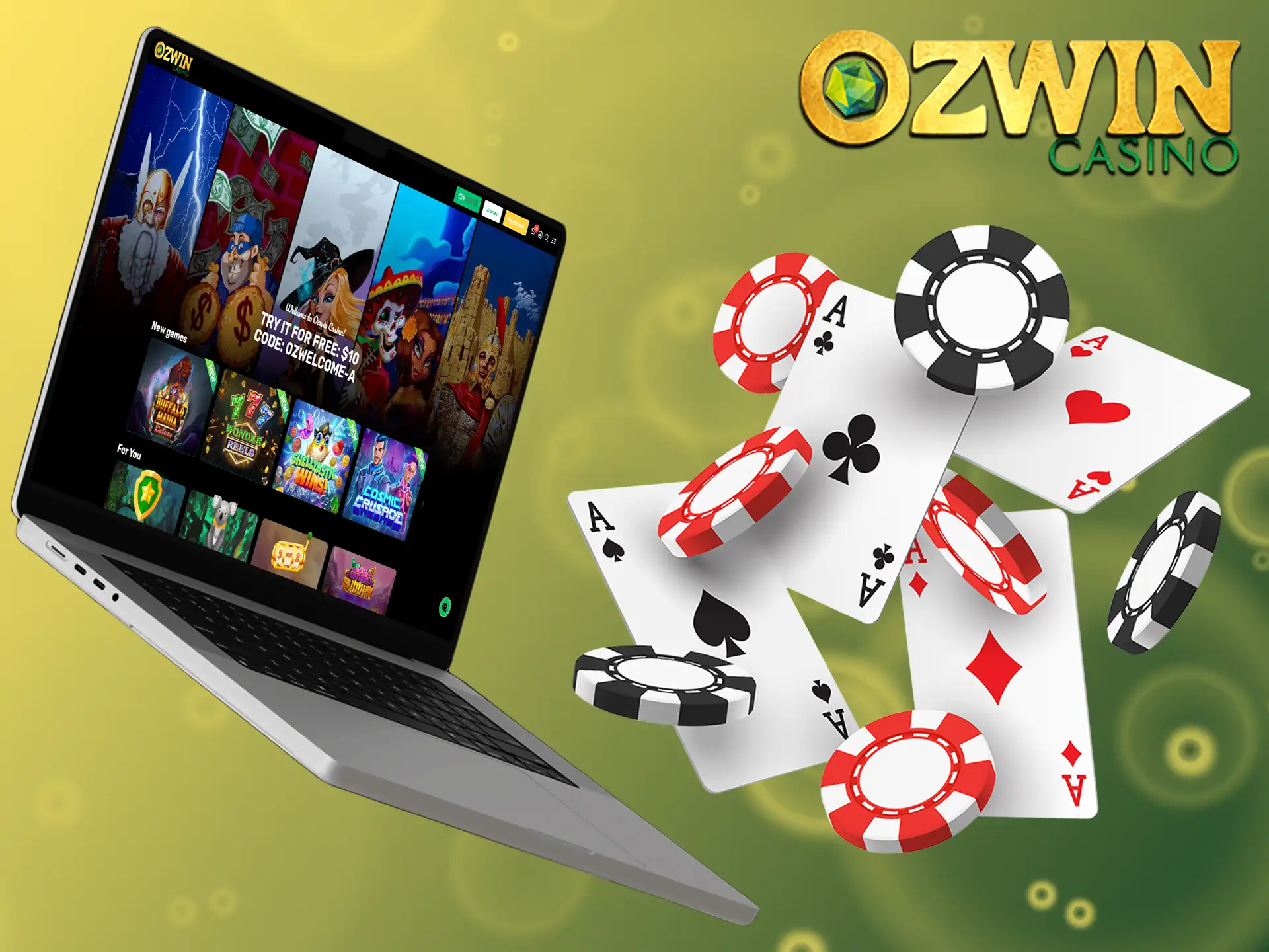 Before you play for real money, try Ozwin pokies in free mode.