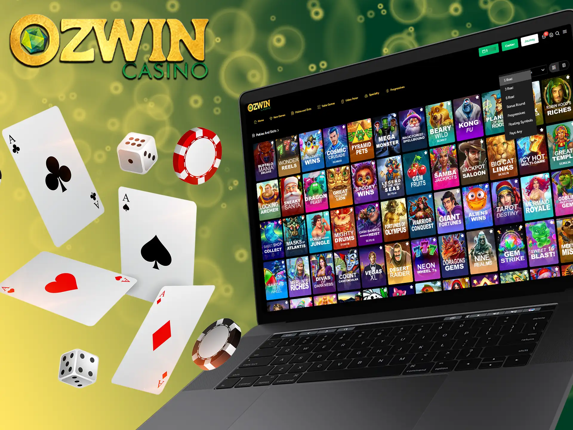 Dive into Ozwin exciting collection and discover your new favorite game.