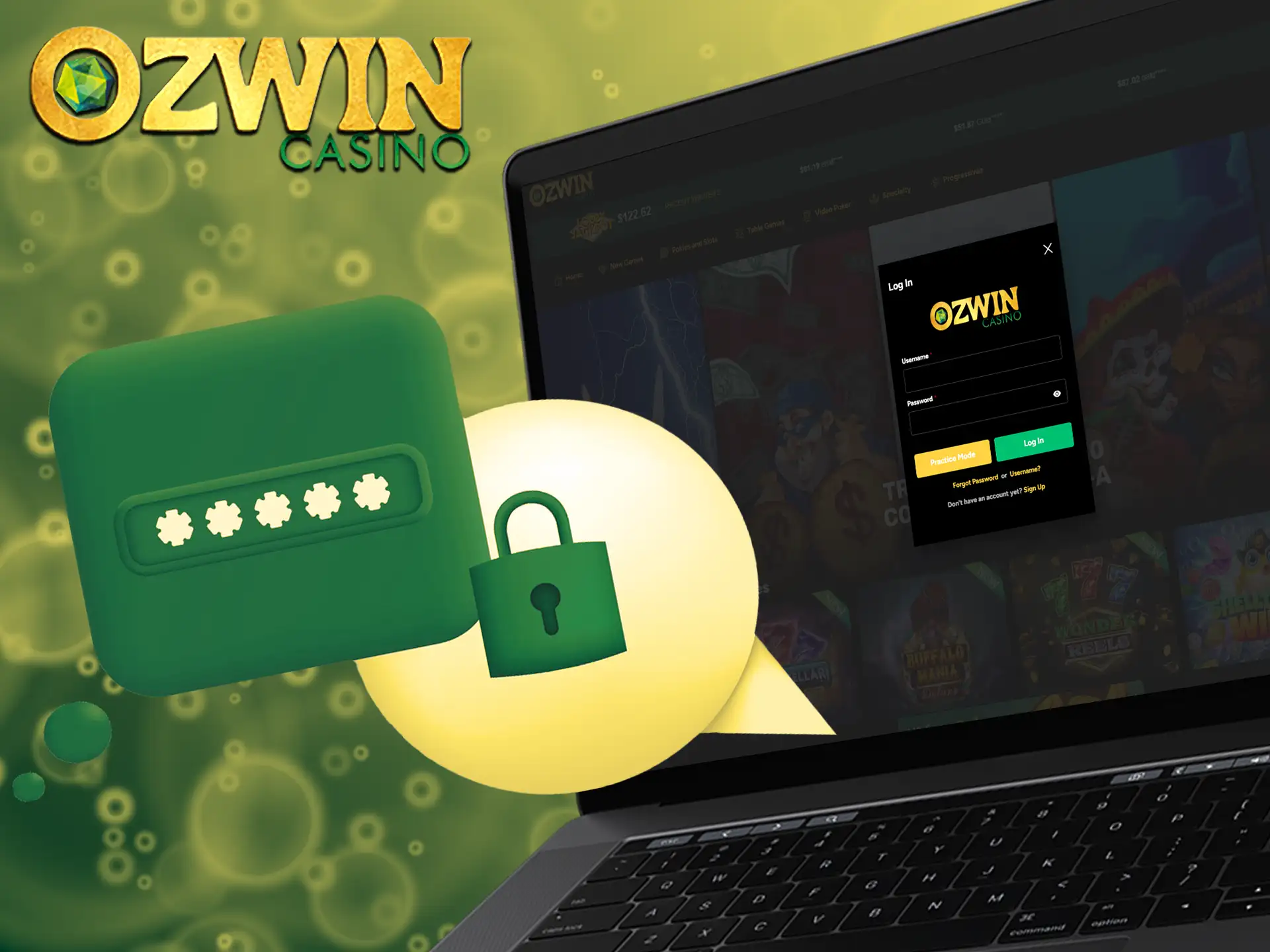 Log in to your account to experience all that Ozwin has to offer.