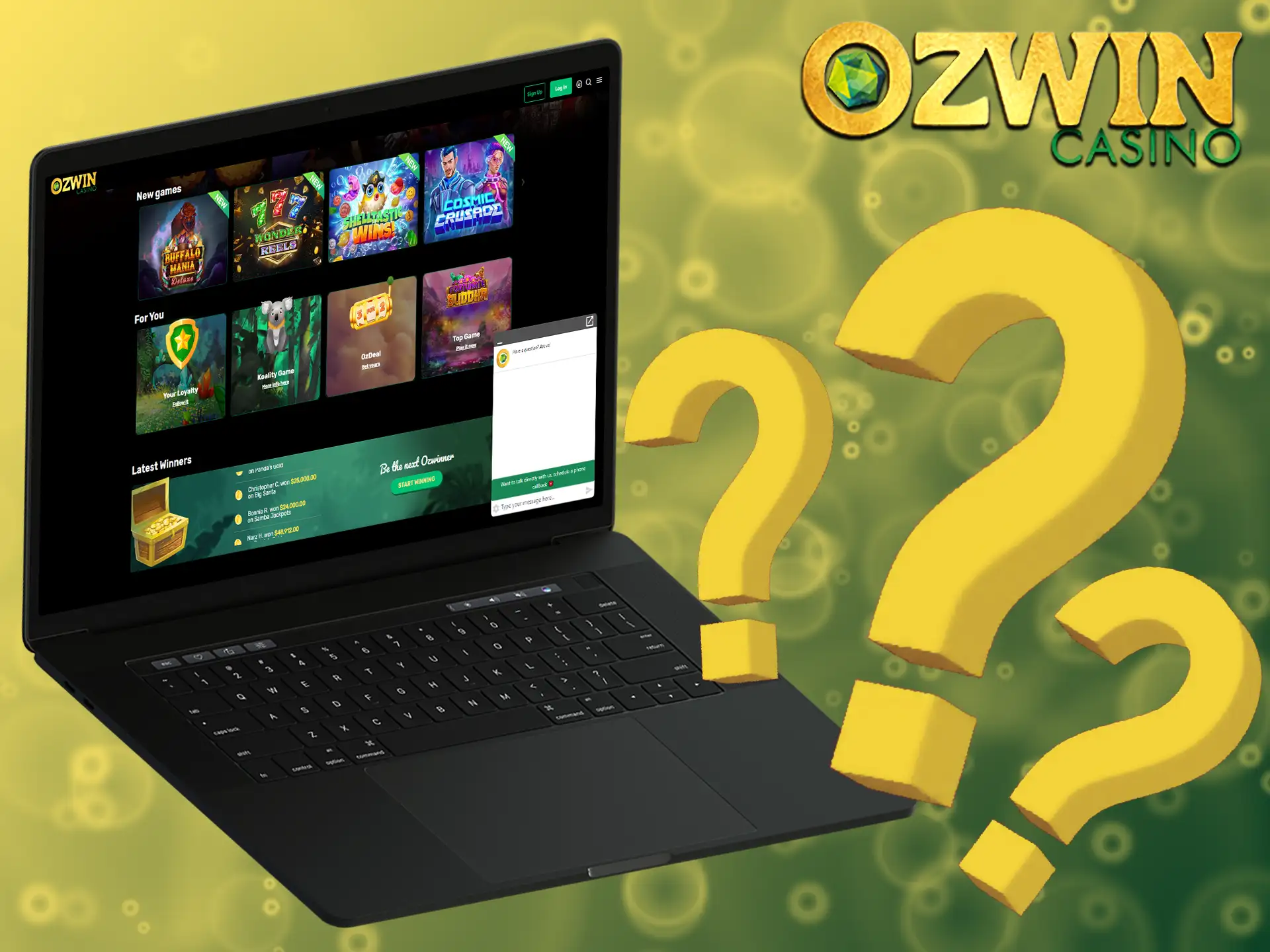 Get started playing pokies fast with Ozwin's easy verification process.