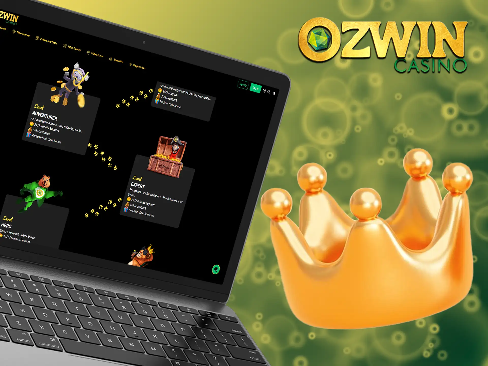 Complete registration and join Ozwin VIP program with special rewards.