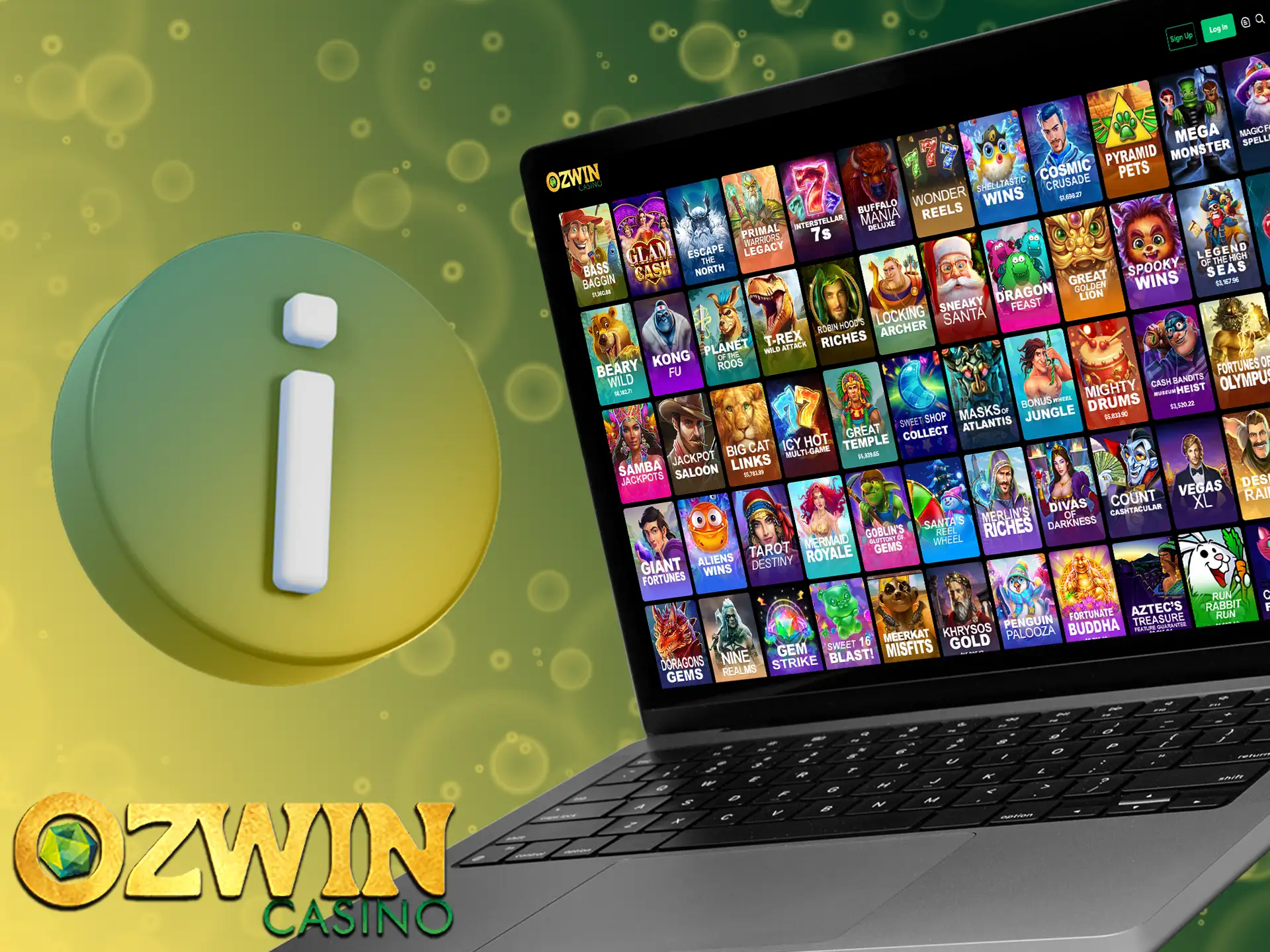 Discover the best games from the industry's top developers at Ozwin Casino.