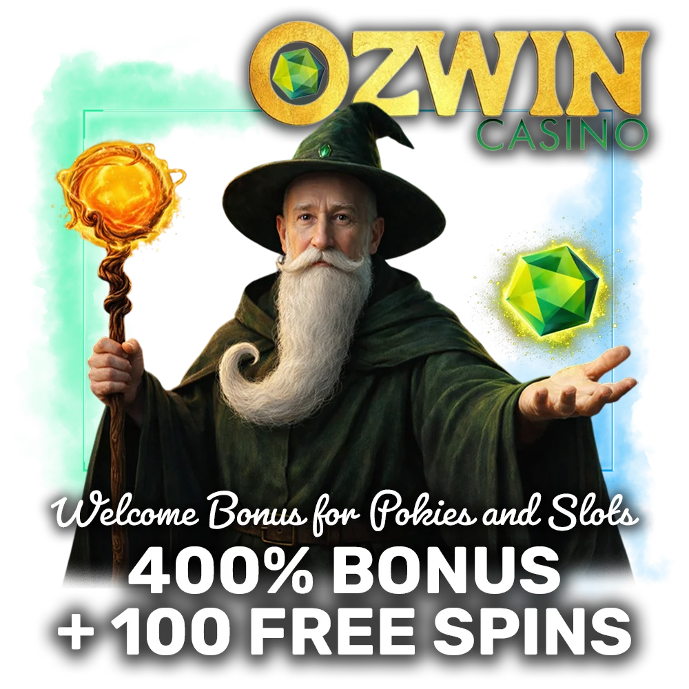 Enjoy a wide selection of games from trusted providers at Ozwin Casino.